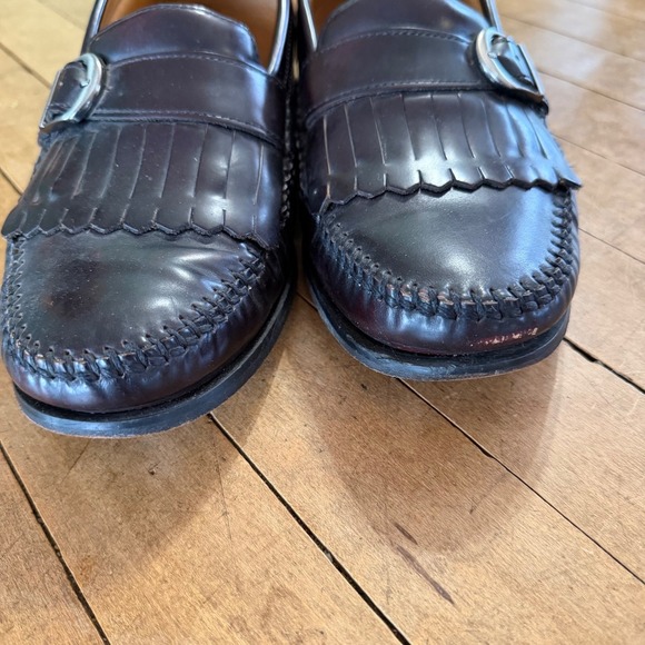 VTG Bass Mens Pendant Loafer Sz 10.5 M Leather Kiltie Preppy Old Money Academia main image 8